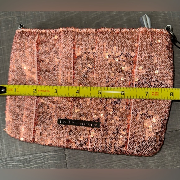 NWT BCBGeneration Rosegold Sequined Bag - Picture 5 of 6